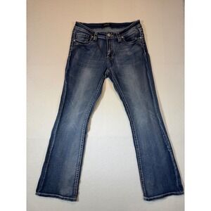 Fire Rain Denim Jeans Womens Size 15 Medium Wash Embellished Pockets